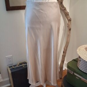 Quince washsble Silk Skirt In Champagne